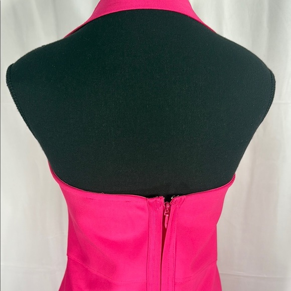 GOOD TIME LA HALTER MIDI DRESS PINK SIZE 2XL NWT - Picture 8 of 10
